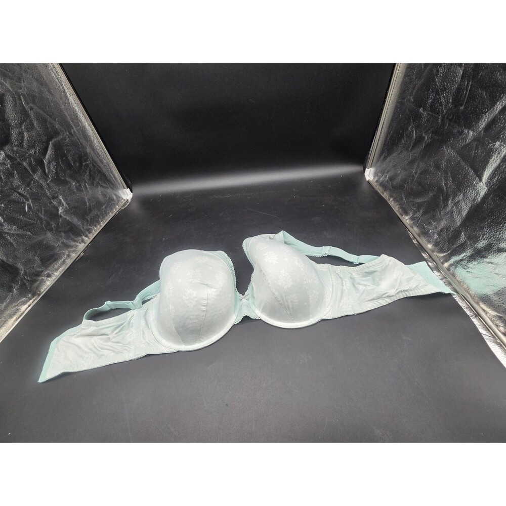 Cacique Bra Lightly Lined Full Coverage Seafoam Green 42g Underwire